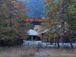Josemičio nacionalinis parkas. Josemičio slėnis. Camp Curry (3)