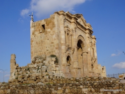 Jerash. Greco-Romanian city of Gearsa. Arch of Hadrian