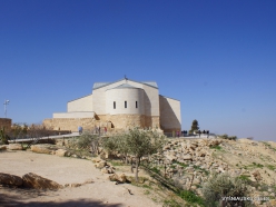 Mount Nebo. Memorial Church of Moses
