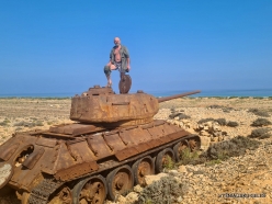 Near Ghubbah. Old Russian tanks (4)