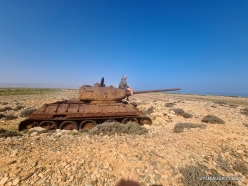 Near Ghubbah. Old Russian tanks (5)