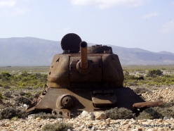Near Ghubbah. Old Russian tanks (8)